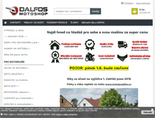 Tablet Screenshot of dalfos-moto.cz